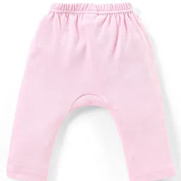 Babyhug Interlock Full Length Diaper Leggings Floral & Strawberry Print Pack of 3 - Multicolour image 3