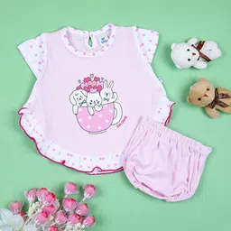 V-Mart Unisex Kids Printed Top with Shorts-picture-15