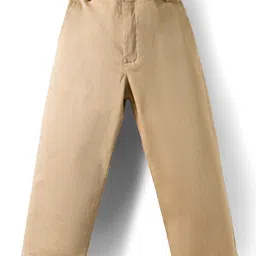 Rikidoos Full Sleeves Checked Shirt & Pant With Bow & Suspender Set - Navy Blue & Fawn image 4