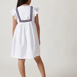 One Friday Flutter Sleeve A-Line Dress image 4