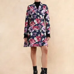 RAREISM Multi Cotton Blend Self Design Long Sleeves Dress image 5