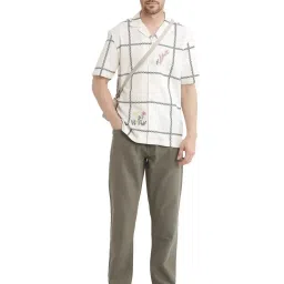 Rare Rabbit Green Relaxed Fit Solid Jeans image 5