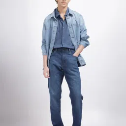 Rare Rabbit Blue Regular Fit Solid Jeans image 5