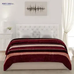 Monte Carlo Multicolor Polyester 800 GSM Winter Blanket image 2