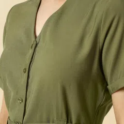 Allen Solly Green Formal Dress image 5