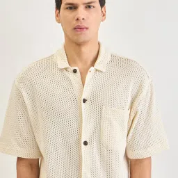 Lindbergh Cream Regular Fit Shirt image 5