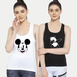 Friskers Multicolor Printed Camisole (Pack Of 2)-picture-20