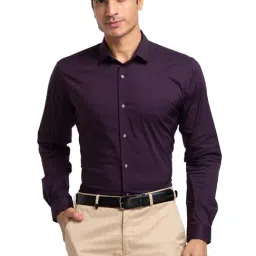 Park Avenue Violet Slim Fit Shirt-picture-16