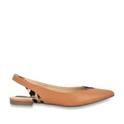 Jove Women's Tan Back Strap Sandals-picture-15
