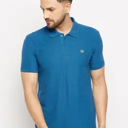 Duke Denim Blue Slim Fit Polo T-Shirt-picture-14