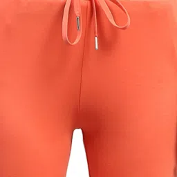 Monte Carlo Orange Cotton Low Rise Capris image 5