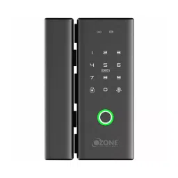 OZONE RFID and Fingerprint Glass Door Lock with Remote image 1