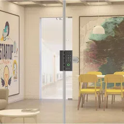 OZONE RFID and Fingerprint Glass Door Lock with Remote image 2