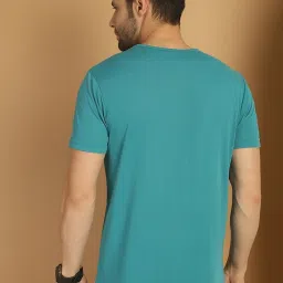 Vimal Jonney Green & Grey Regular Fit T-Shirt image 5
