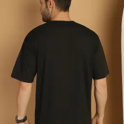 Vimal Jonney Black & Beige Regular Fit Printed T-Shirt image 5