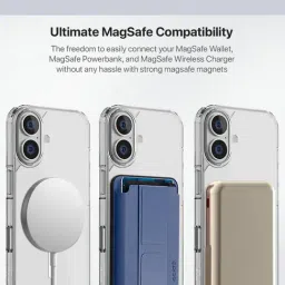 Duce by Gripp Clear Mag-Safe Case for Iphone 16 (6.1") 2024 - Clear image 2