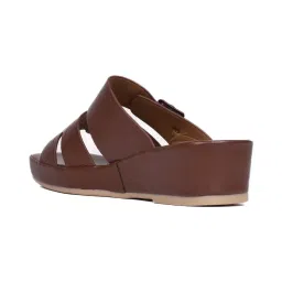 Ronnie Grey Women's Coffee Casual Wedges image 5