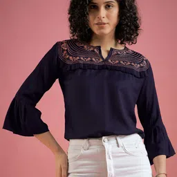 Mayra Women Bell Sleeve Top-picture-19