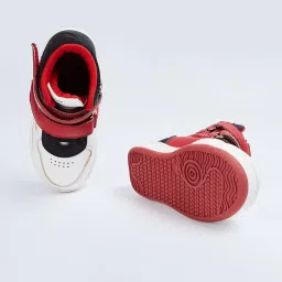 Fame Forever by Lifestyle Kids White & Red Casual Sneakers image 5