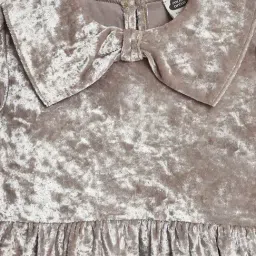 Miarcus Girls Silver Regular Fit Casual Dress image 3