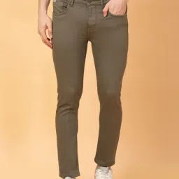 Being Human Dark Green Regular Fit Jeans-image-79