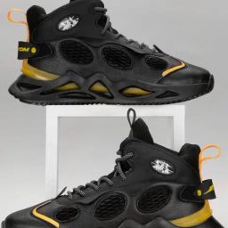 Atom Men's NightWalker Black Running Shoes-picture-14