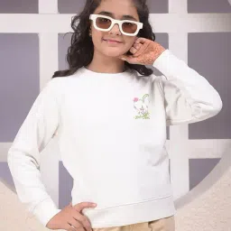 Crimsoune Club Kids White Graphic Sweatshirt-image-29