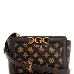 GUESS Mocha DAGAN Printed Mini Cross Body Bag-picture-25