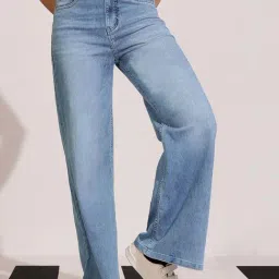 Dolce Crudo Blue Flared Fit Jeans image 4
