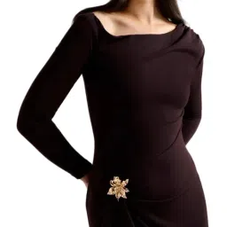 forever new Maya Long Sleeve Ruffle Maxi Dress image 4