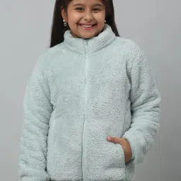 Cantabil Kids Blue Solid Full Sleeves Jacket-image-25