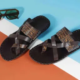 Mochi Brown Cross Strap Sandals-image-18