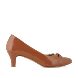 Scentra Women's SPAIN Tan Casual Pumps-image-3