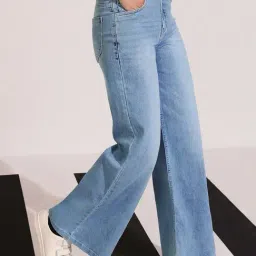 Dolce Crudo Blue Flared Fit Jeans image 3