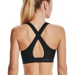 UNDER ARMOUR Black Printed Sports Bra image 2