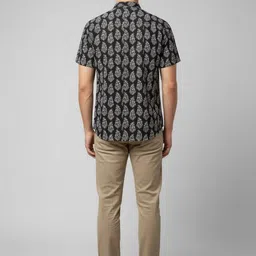 MANRANGI Men Slim Fit Printed Casual Shirt image 2