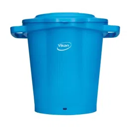 VIKAN Bucket Lid Plastic Blue with Handle, 56933 image 2