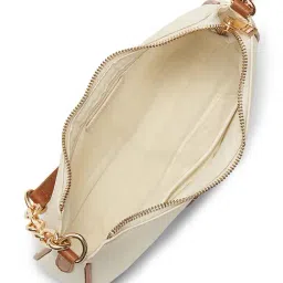 Miraggio Bella Ivory & Tan Small Shoulder Handbag image 5