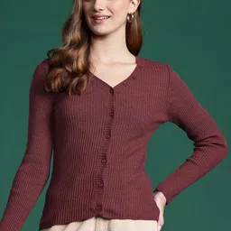 DressBerry Women Ribbed Acrylic Cardigan-picture-41