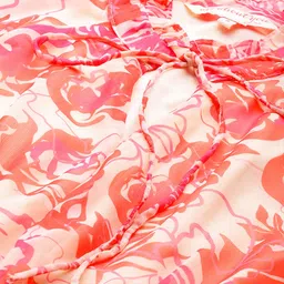 routes by all about you all about you Floral Print Puff Sleeve Fit & Flare Dress image 2