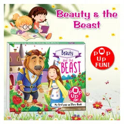 hellofriend books Beauty and Beasty - My First Pop-Up Story Books with Fun and Colorful for Kids, Children and Toddlers - Language-English-picture-17