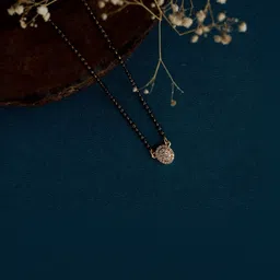 Opal Touch Gold-Plated Stones Studded & Beaded Mangalsutra-picture-27