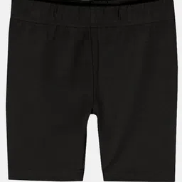 Kiddopanti Pack Of 3 Solid Cycling Shorts - Yellow Black &Baby Pink image 4