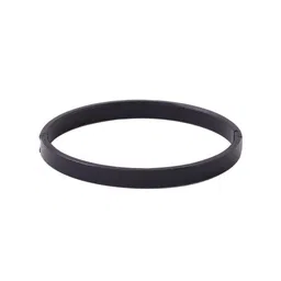 The Roadster Lifestyle Co Men Rhodium-Plated Kada Bracelet image 2