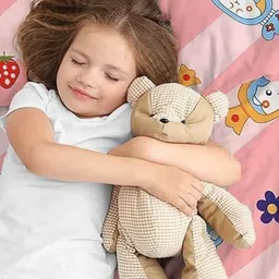 WELLNEST Unisex Pink Bedsheets image 3