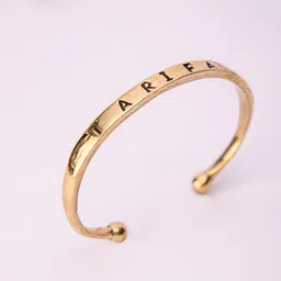 Studio One Love Brass-Plated Cuff Bracelet image 1