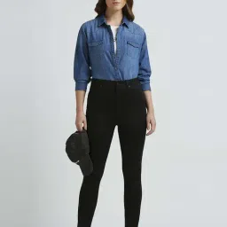 Pepe Jeans Black Plain Jeans image 4