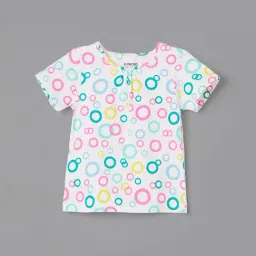 Juniors by Lifestyle Baby Girls White Regular Fit T-Shirt-picture-38