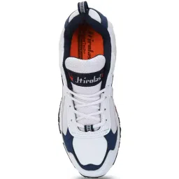 Hirolas Men's White Running Shoes image 4