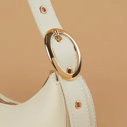 code by lifestyle Lifestyle Off White Slings Handbag image 5